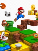 Fondo de pantalla Super Mario 132x176