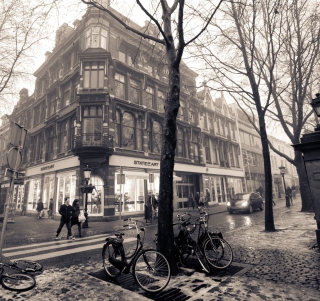 Mariaplaats - Misty Utrecht In Winter - Obrázkek zdarma pro 2048x2048