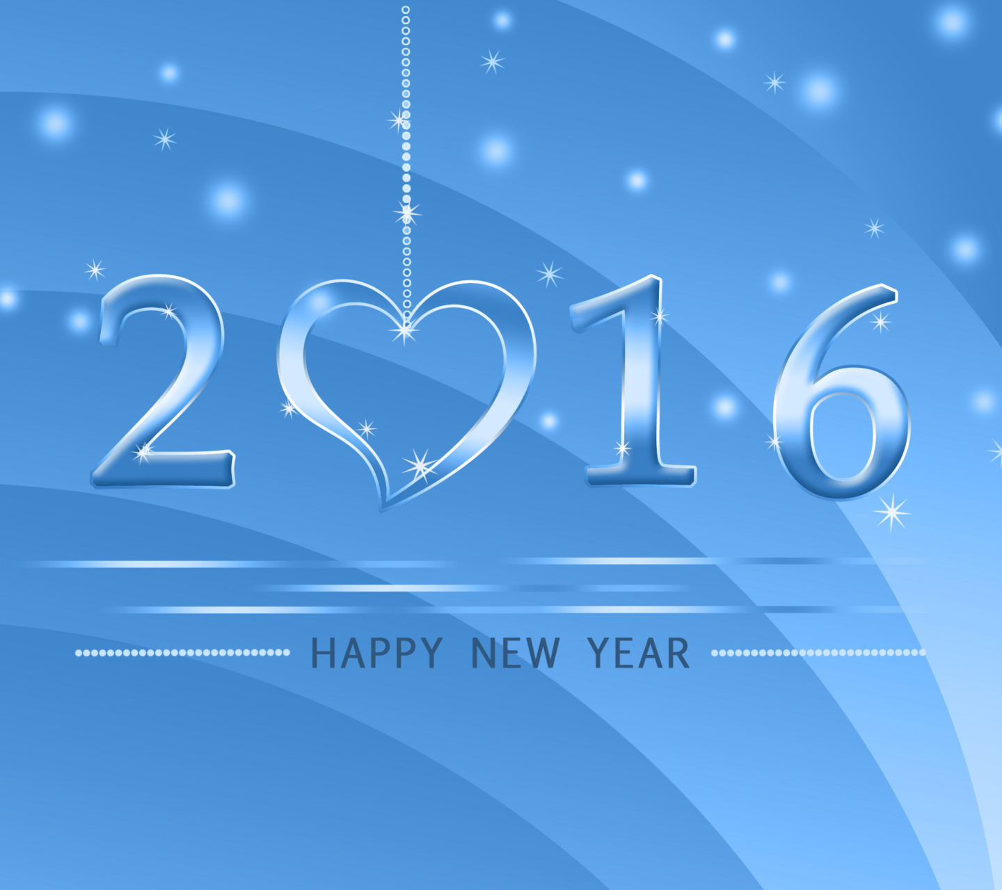 Happy New Year 2016 wallpaper 1440x1280