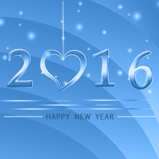 Happy New Year 2016 sfondi gratuiti per iPad 2