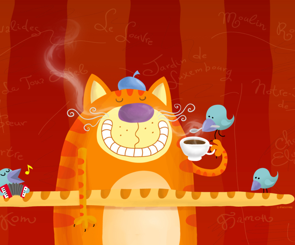 Screenshot №1 pro téma Cats Breakfast 960x800