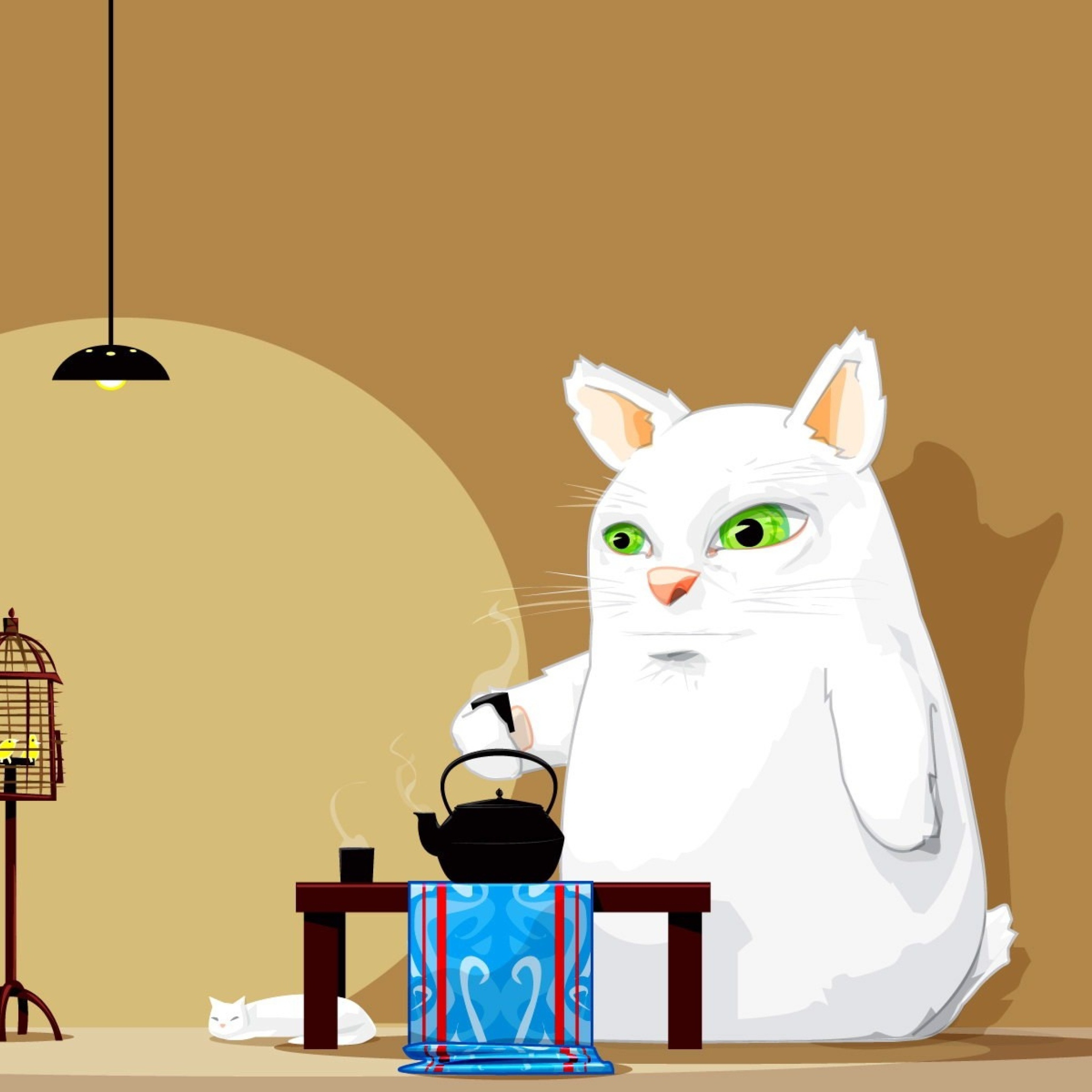 Tea Cat screenshot #1 2048x2048