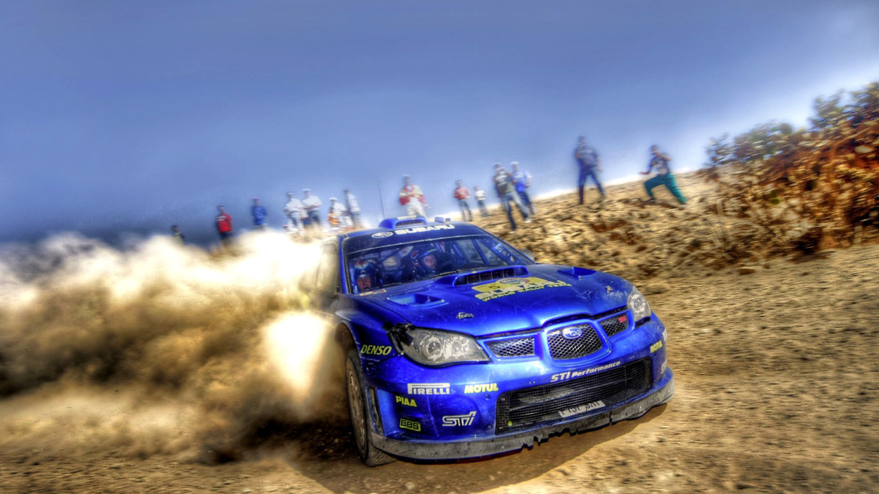 Screenshot №1 pro téma Rally Car Subaru Impreza 1280x720