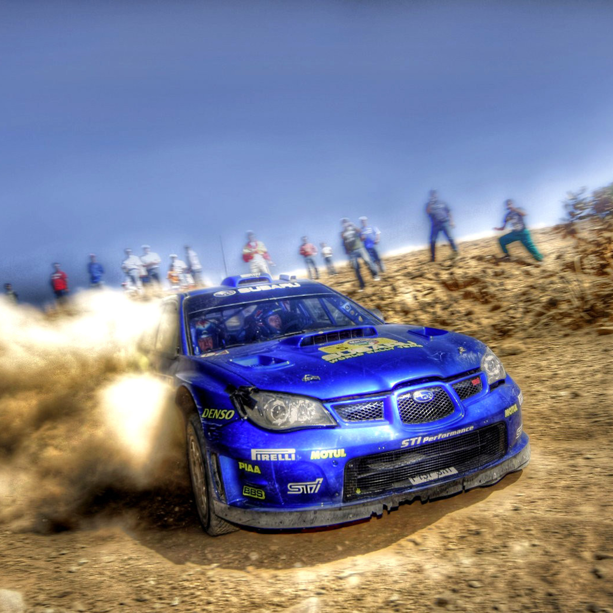 Screenshot №1 pro téma Rally Car Subaru Impreza 2048x2048