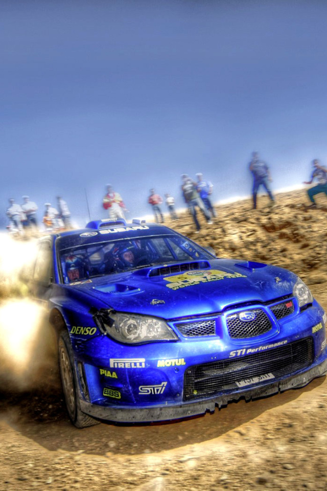 Screenshot №1 pro téma Rally Car Subaru Impreza 640x960