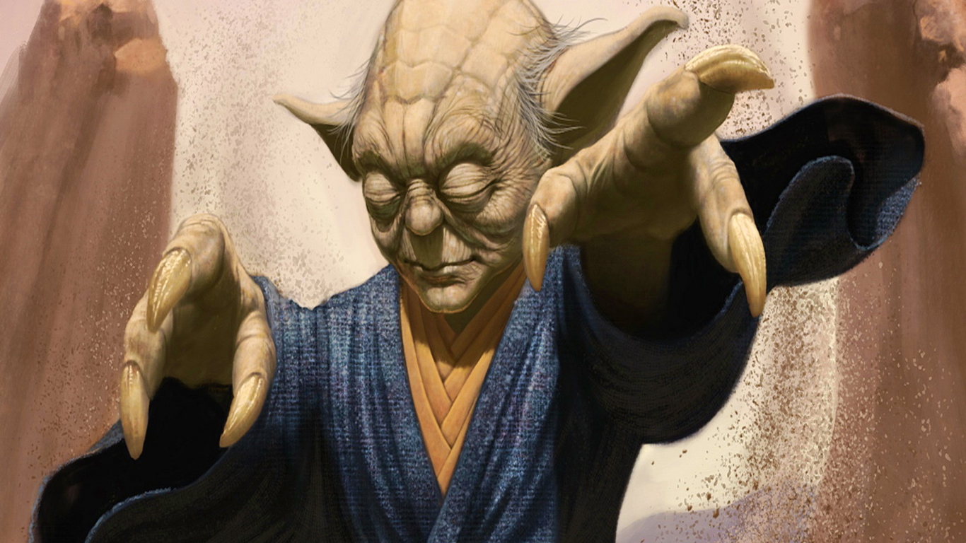 Master Yoda wallpaper 1366x768