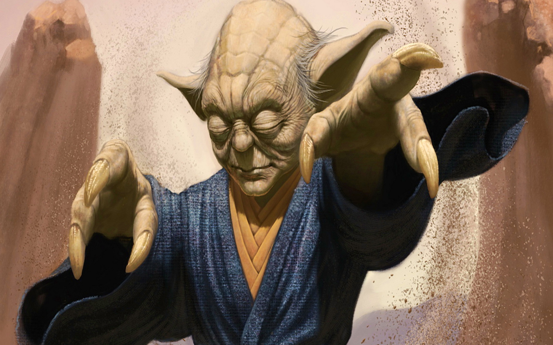 Screenshot №1 pro téma Master Yoda 1920x1200