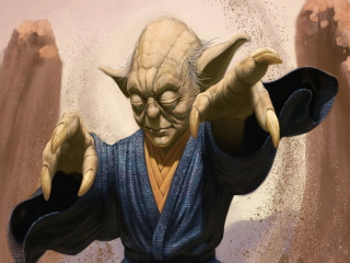 Master Yoda wallpaper 320x240