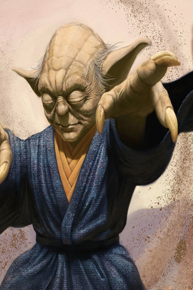 Fondo de pantalla Master Yoda 640x960