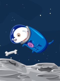 Space Dog screenshot #1 240x320