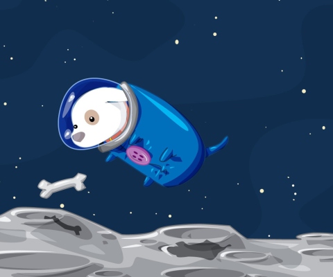 Screenshot №1 pro téma Space Dog 480x400