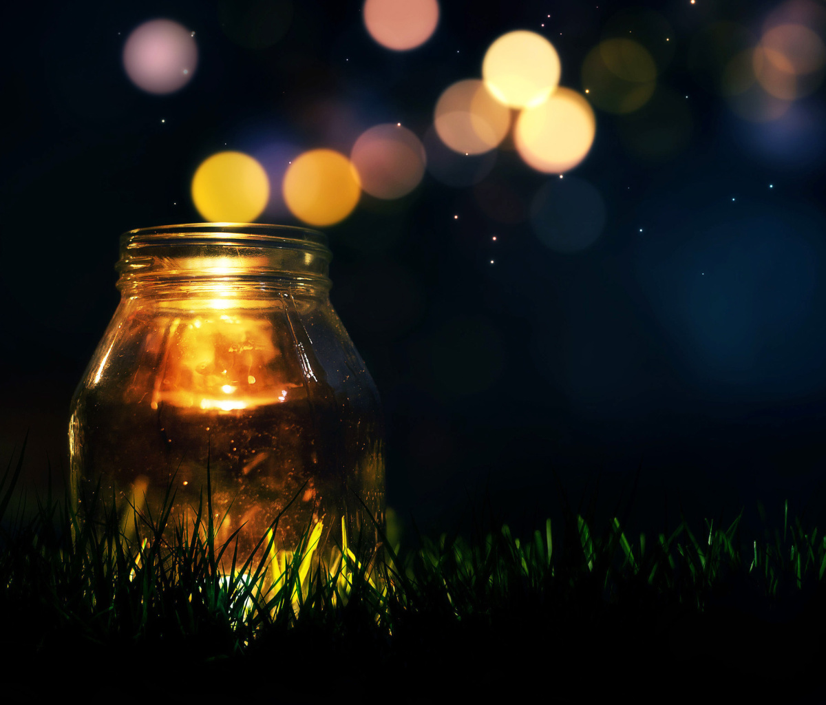 Glass jar in night screenshot #1 1200x1024