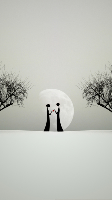 Say I Love You In The Moonlight wallpaper 360x640