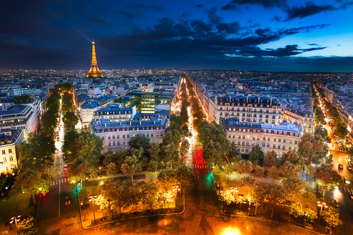 Fondo de pantalla City Lights Of Paris