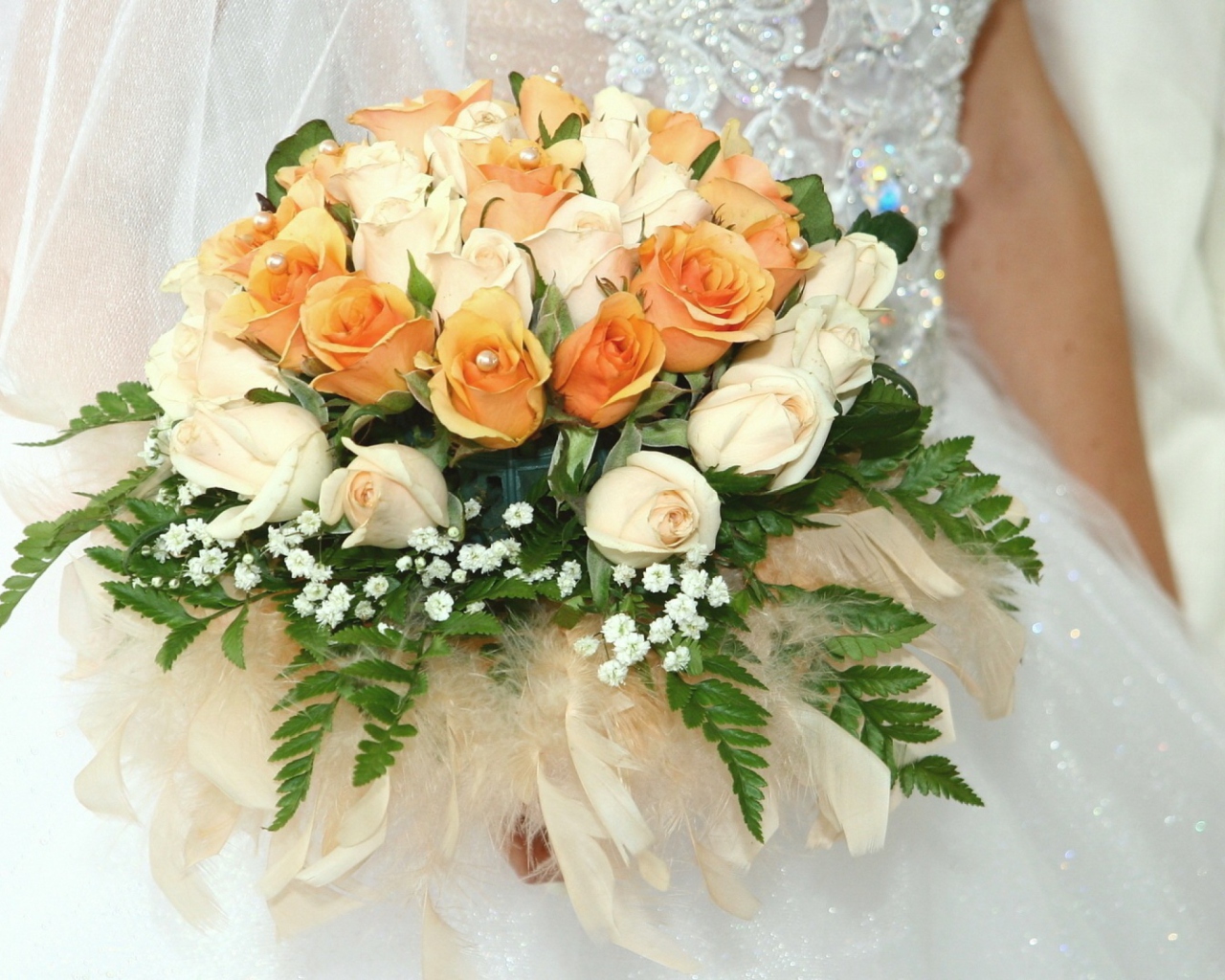 Screenshot №1 pro téma Wedding Bouquet 1280x1024