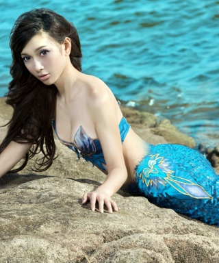 Leah Dizon Mermaid - Obrázkek zdarma pro iPhone 5