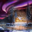 Screenshot №1 pro téma Winter Landscape 128x128