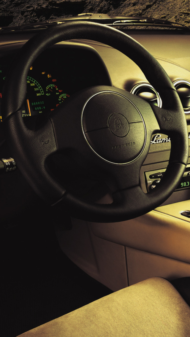 Screenshot №1 pro téma Lamborghini Interior 640x1136