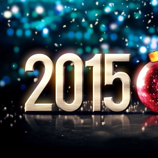 Happy New Year Balls 2015 sfondi gratuiti per iPad mini 2
