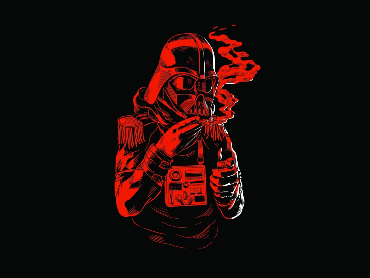 Das Star Wars Smoking Wallpaper 1280x960