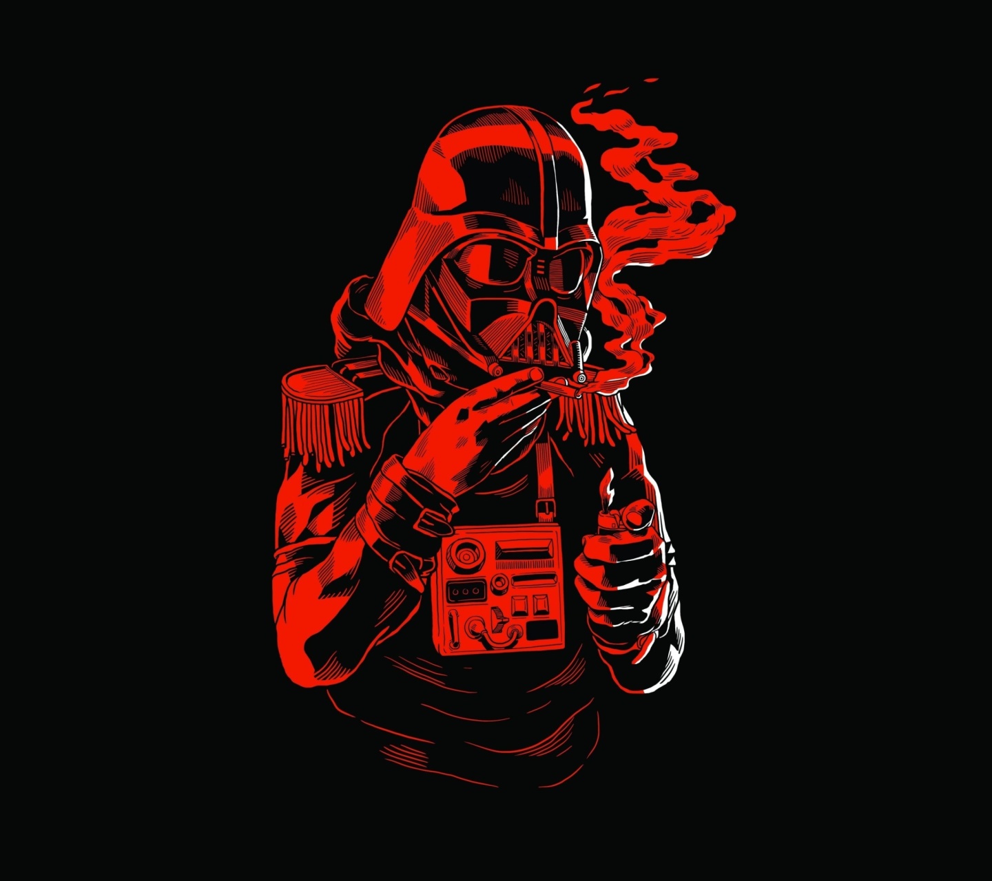 Обои Star Wars Smoking 1440x1280