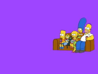 Screenshot №1 pro téma The Simpsons Family 320x240