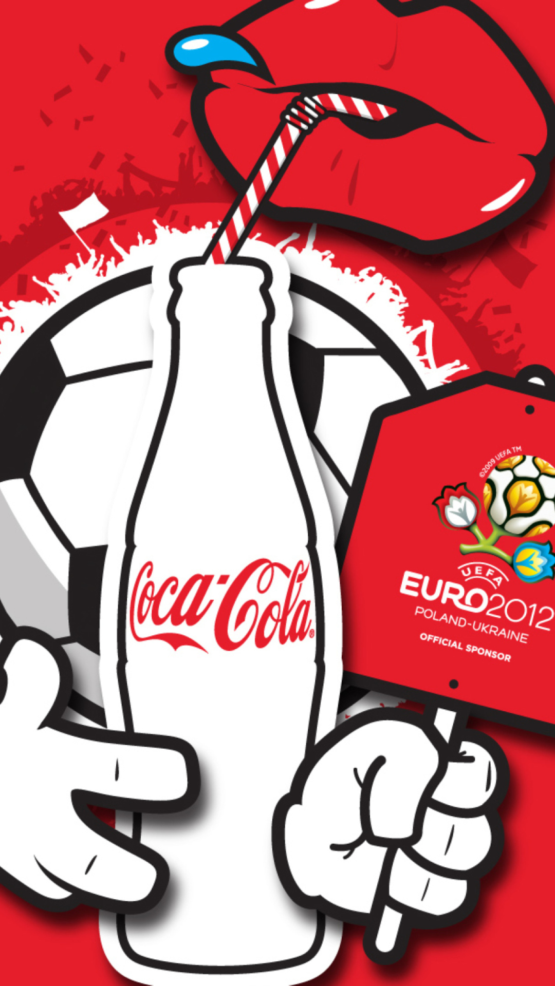 Fondo de pantalla Coca Cola & Euro 2012 full hd 1080x1920