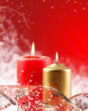 Screenshot №1 pro téma Two Christmas Candles 128x160