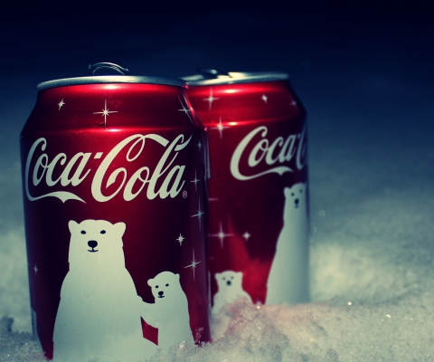 Обои Christmas Coca-Cola 480x400