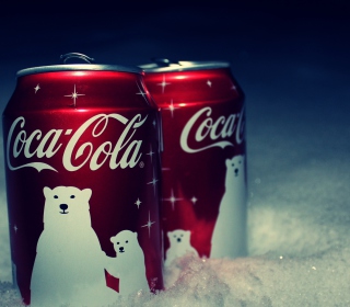 Christmas Coca-Cola - Obrázkek zdarma pro 1024x1024