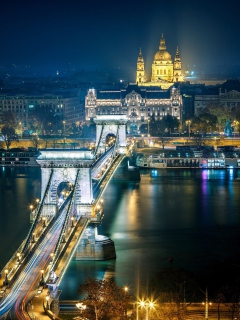 Sfondi Budapest At Night 240x320