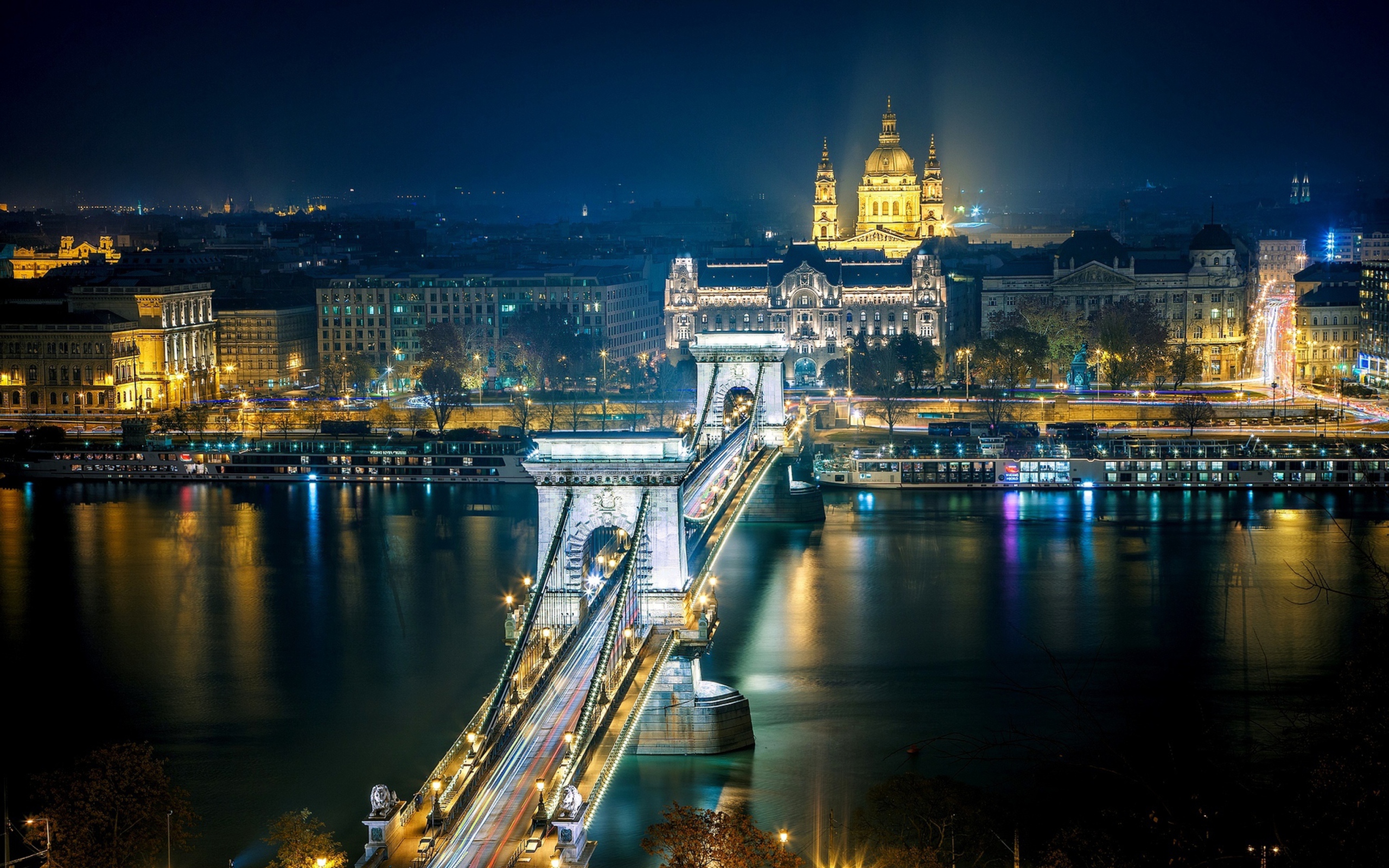 Screenshot №1 pro téma Budapest At Night 2560x1600