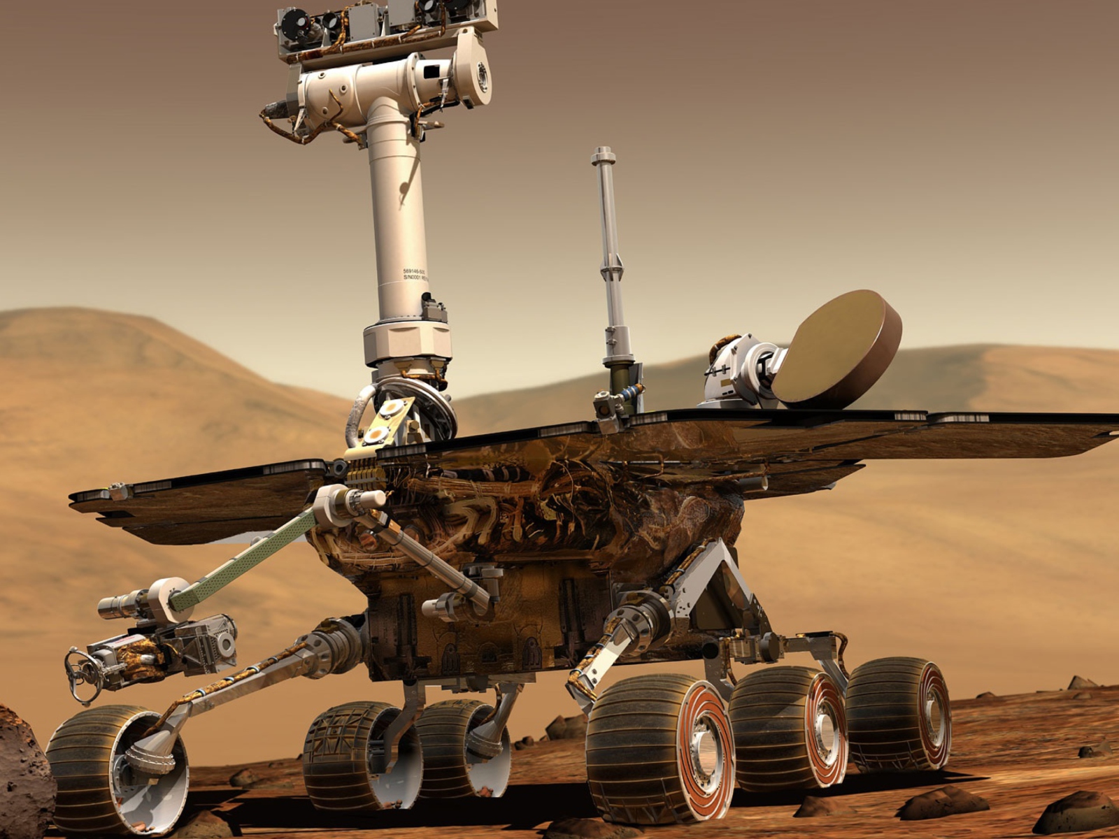 Screenshot №1 pro téma Spirit Rover 1600x1200