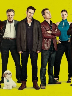 Das Seven Psychopaths with Colin Farrell and Sam Rockwell Wallpaper 240x320