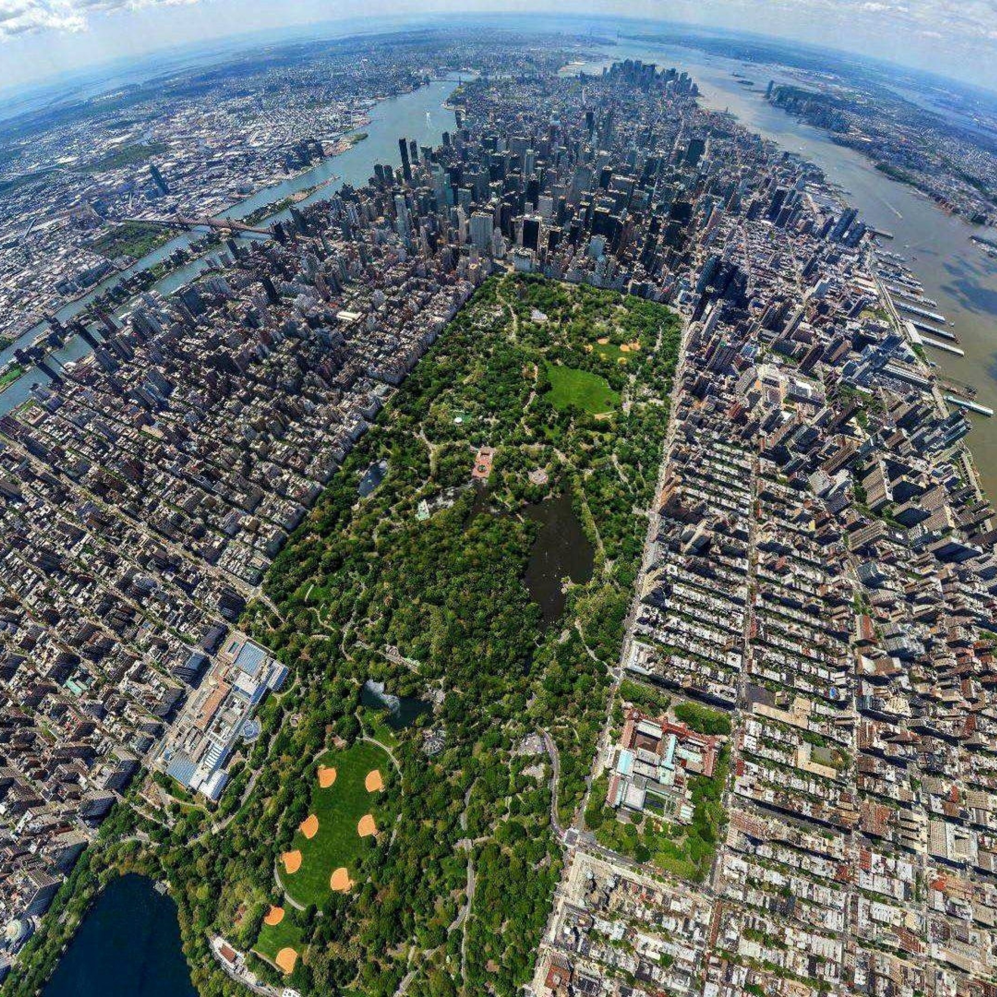 Screenshot №1 pro téma Central Park New York From Air 2048x2048