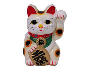 Das Maneki Neko Lucky Cat Wallpaper 320x240