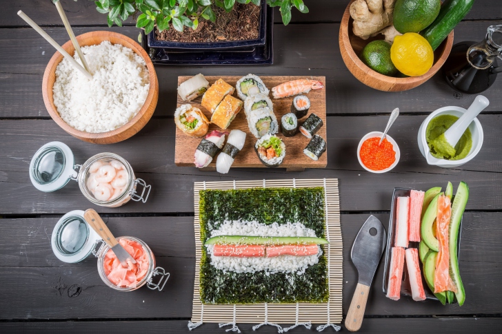 Das Japanese Sushi Wallpaper