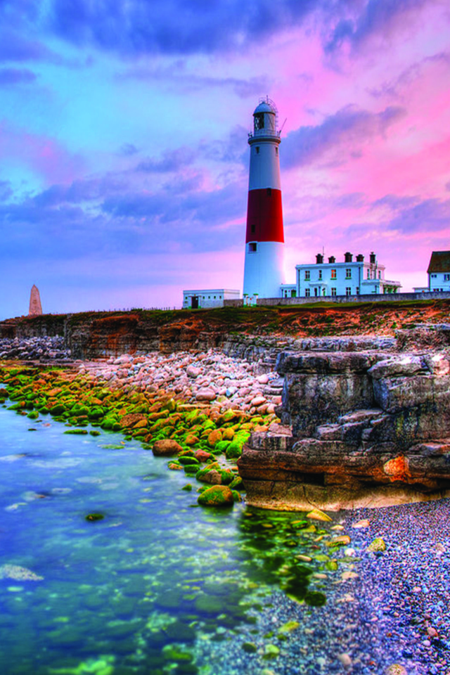 Обои Lighthouse In Portugal 640x960