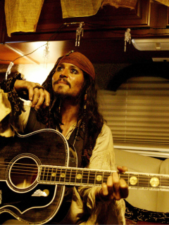 Fondo de pantalla Johnny Depp 240x320