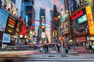 New York City Times Square - Obrázkek zdarma pro Fullscreen Desktop 800x600