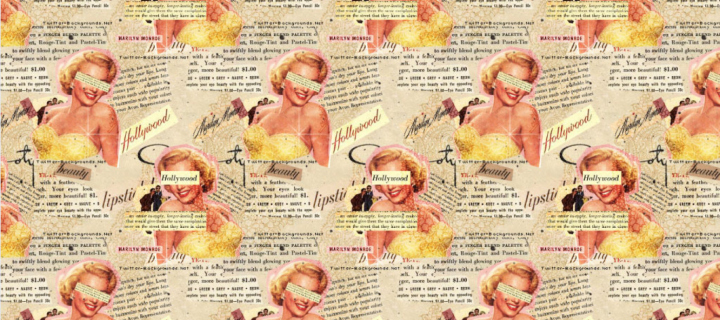 Das Marilyn Monroe Pattern Wallpaper 720x320