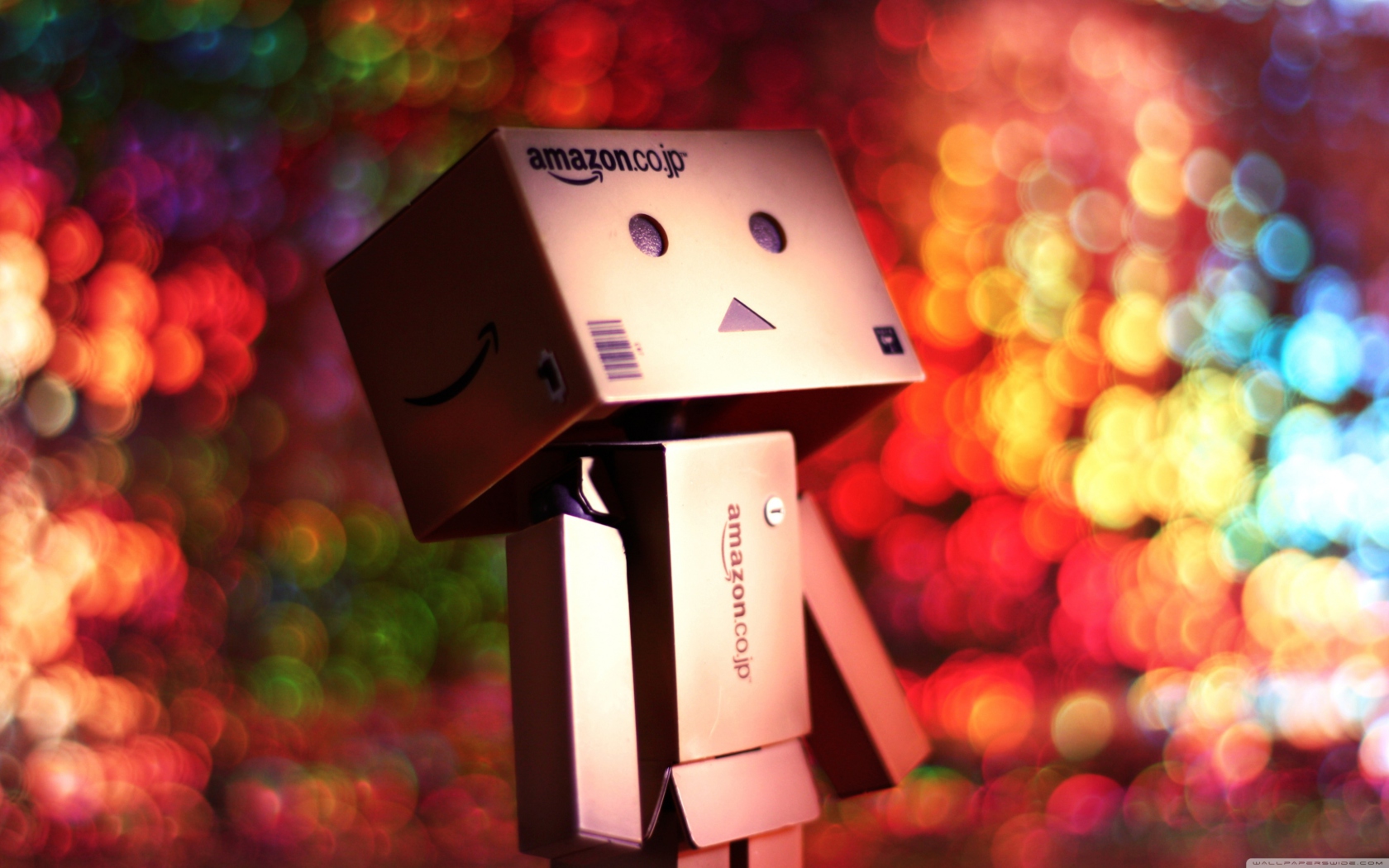 Das Danbo And Magical Bokeh Wallpaper 1680x1050