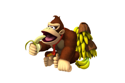 Screenshot №1 pro téma Donkey Kong Computer Game 480x320