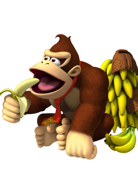 Das Donkey Kong Computer Game Wallpaper 480x640