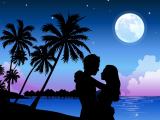 Das Romantic Paradise Wallpaper 320x240