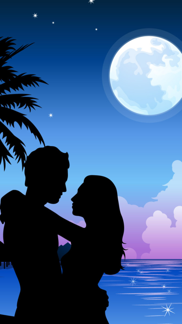 Screenshot №1 pro téma Romantic Paradise 640x1136