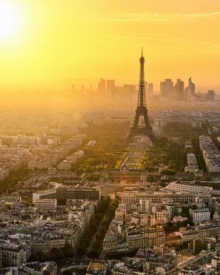 Paris Sunrise sfondi gratuiti per 640x1136