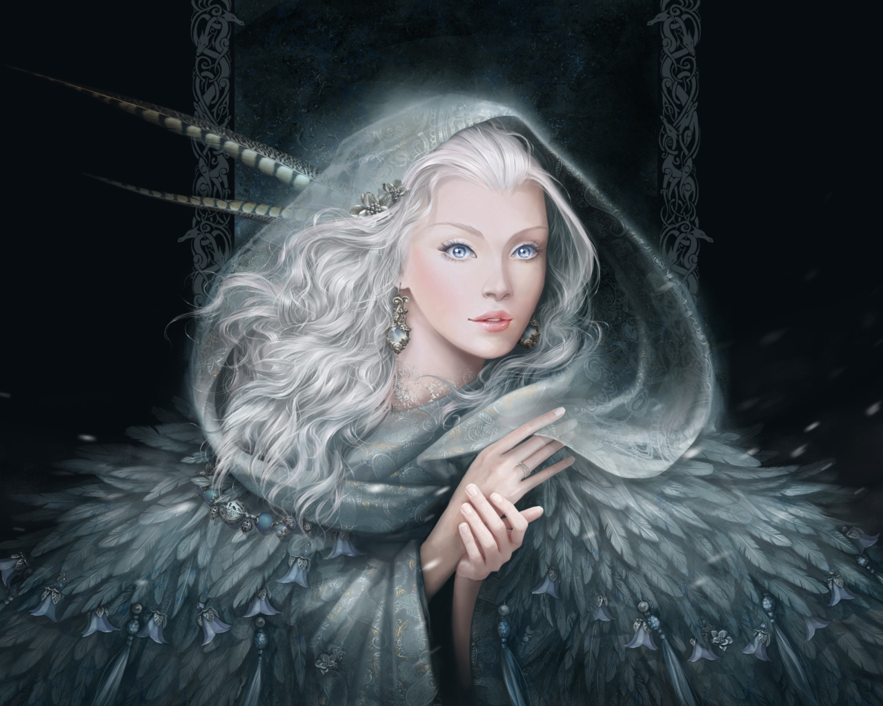 Screenshot №1 pro téma White Fantasy Princess 1280x1024