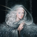 Das White Fantasy Princess Wallpaper 128x128