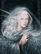 Screenshot №1 pro téma White Fantasy Princess 132x176